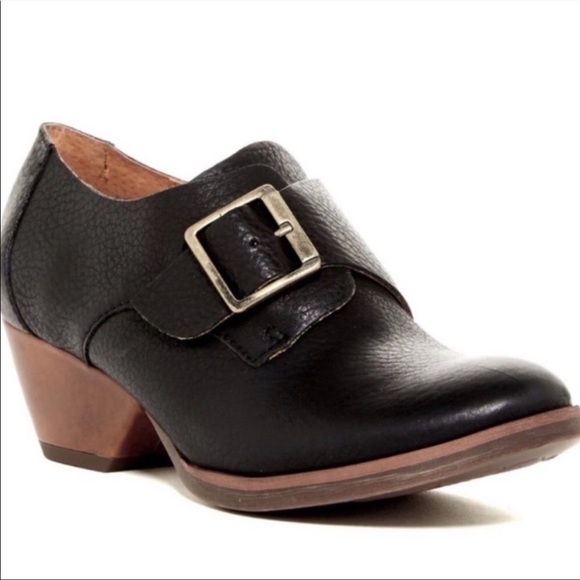 Kork-Ease Shoes - KORKS KORK-EASE Little Leather Monk Strap Buckle Ankle Booties